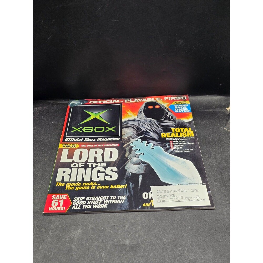 Official Xbox Magazine Lord of the Rings February 2002